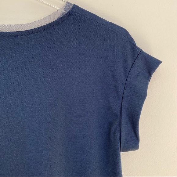 Zara Blue Top with short sleeves - Picture 7 of 13
